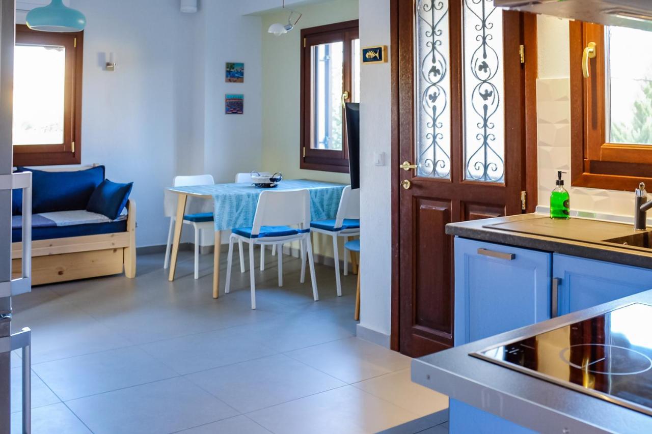 Seasidelongo Houses 1 Min From The Beach Of Nikiti Dış mekan fotoğraf